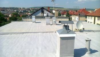 Tepelná izolace a hydroizolace ploché střechy Uherský Brod